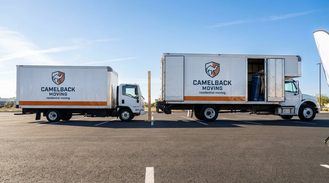 Moving truck size capacity guide in Shamokin
